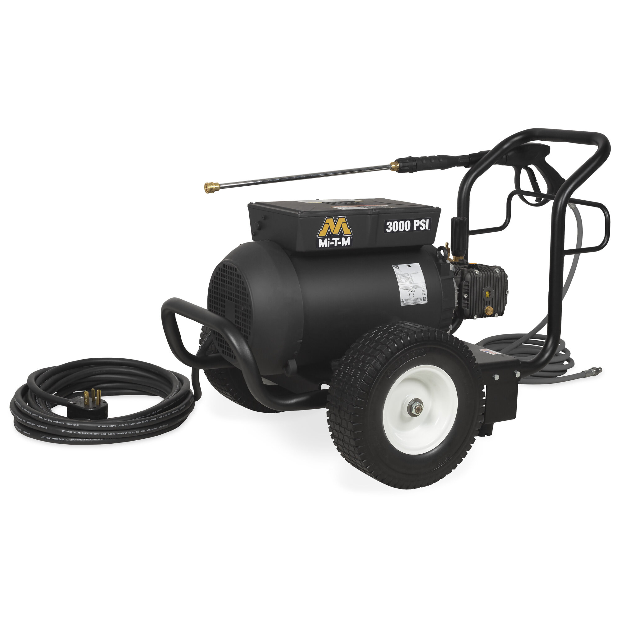 Mi-T-M JP Series Electric Direct Drive Cold Water Pressure Washer — 3000 PSI, 4 GPM, Model# JP-3004-2ME1